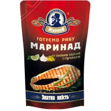 Маринад з соєв.соусом і гірчицею (риба)  180 г д/п 25 шт/ящ ТМ Жирнов 